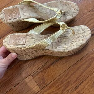 Tory Burch Platform Wedge Sandals women’s size 8